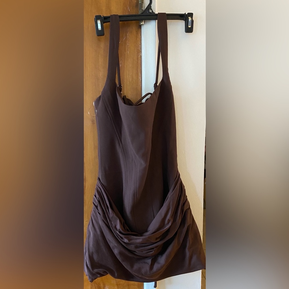 Chic Brown Dress